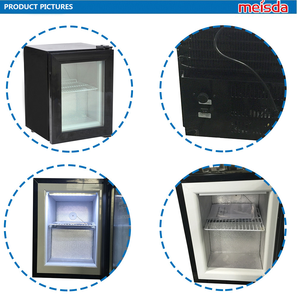 21L Small Display Ice Cream Electric Mini Bar Freezer with CE ETL SD21