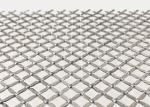 301 Stainless Steel Crimped Wire Mesh Square Woven Metal Abrasion Resistance