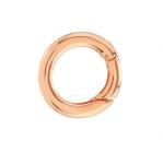 14K Gold Plated Round Charm Enhancer Connector Necklace Jewelry Type Pendants Or
