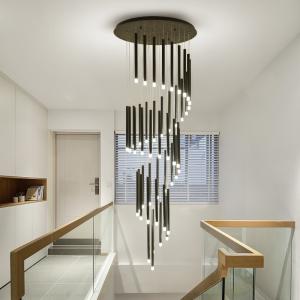 Quality Modern led chandelier minimalist large long tube chandelier(WH-NC-76) wholesale