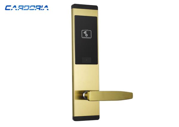 Cheap High Sensitivity Hotel Key Card Lock , Elegant Design Hotel Smart Door Locks Waterproof for sale