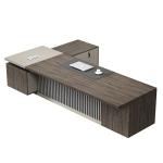 Extendable Office Furniture Design Executive Wooden Office Table for Boss CEO