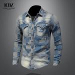 2022 Unique Design Spring Fashion Men's Retro Flower Shirt Casual Style Dress