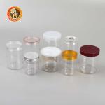 Custom Round Bottom Candy Cookie Jar Wide Mouth PET Plastic Jar