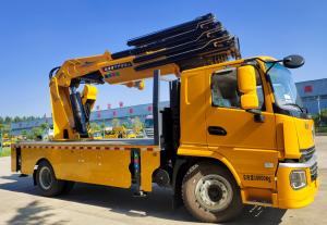 Quality 40t Small Knuckle Boom Crane Truck Folding Customized wholesale