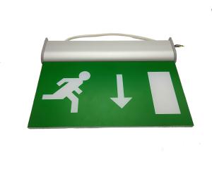 Quality Rechargeable Battery Operated Double Sided Exit Signs LED Emergency Light wholesale