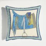 Nordic Square Geometric Patterns Indian Block Print Cushion Covers Morocco