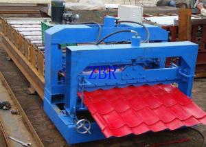 Quality Waterproof Glazed Tile Roll Forming Machine 13 Rows 75mm Principal Axis Dia wholesale