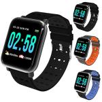 HD Big Square Android Smartwatch , BK3266 Ip67 Waterproof Smart Watch