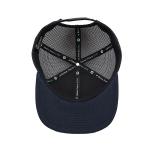 5 Panel Flat Bill Mesh Snap Back Trucker Hat Baseball Sports Cap High Profile