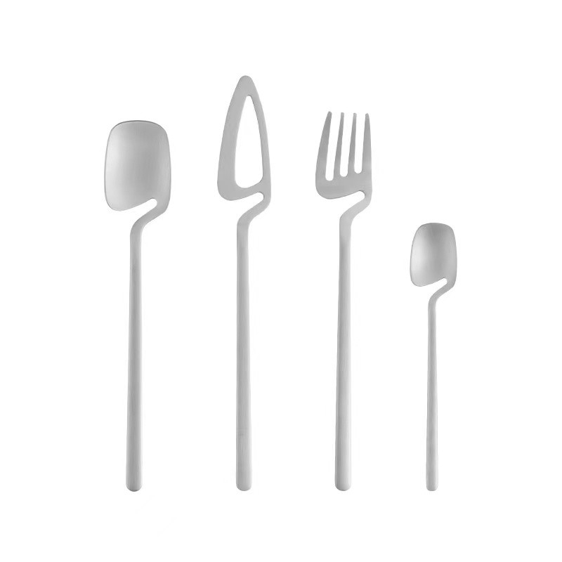 Durable 304 Stainless Steel Knife Fork And Spoon Set For Restaurant Use