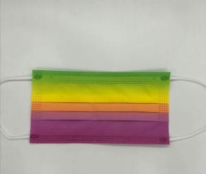 Quality 3 Ply Ear-Loop Colorful Non Medical Protective Face Mask With Skin Friendly Suitable For Indoor And Outdoor Activities wholesale
