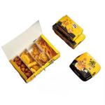 Eco-friendly custom logo fried chicken onion disposable food packaging takeaway