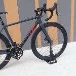 Indoor Bike Hub Mount Parking Stand for Garage Floor NOT for Disk Brakes Powder