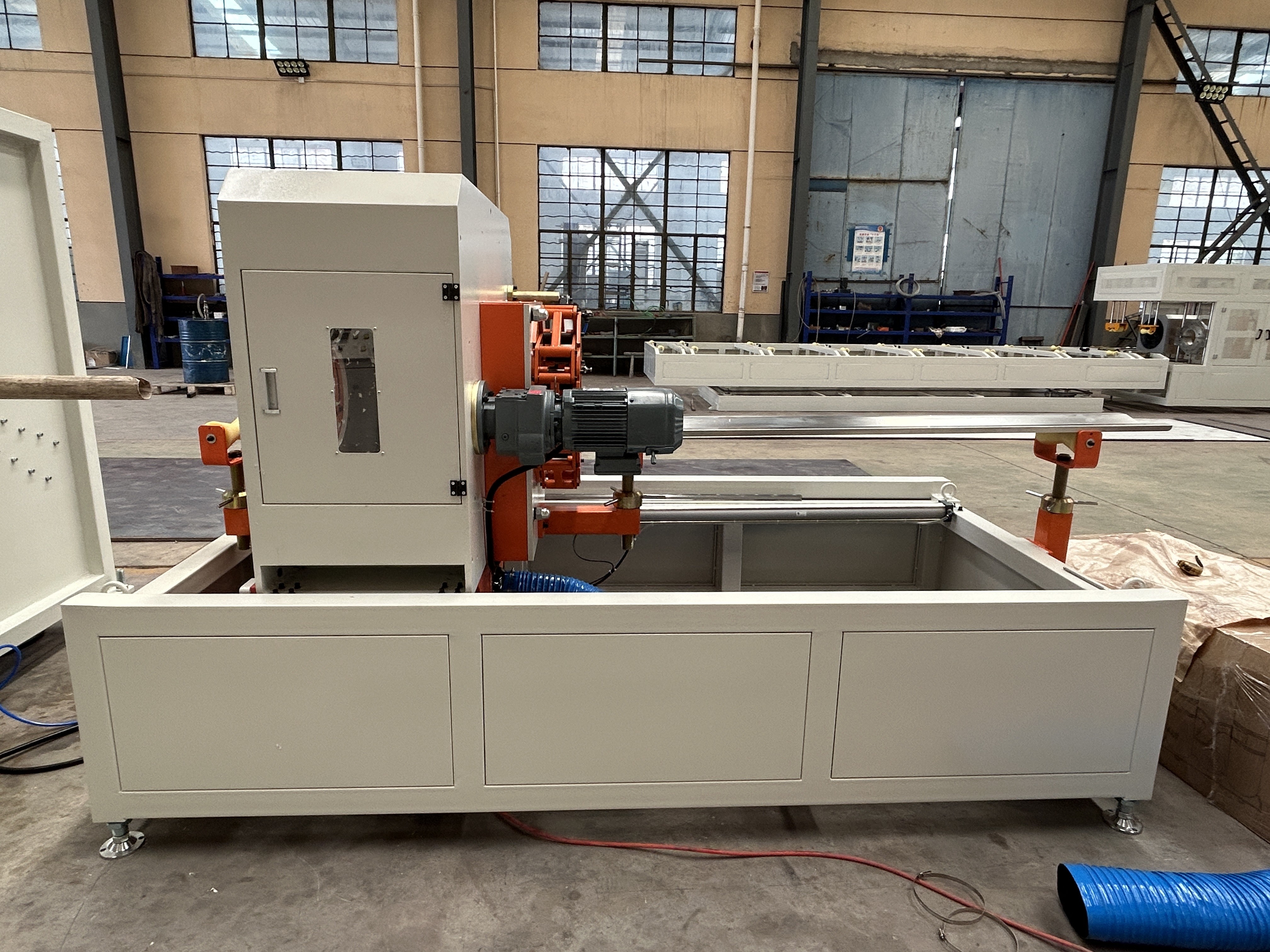 UPVC 75- 250mm Pvc Pipe Extrusion Line Machine With 80/156 Extruder