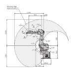 Floor Mounting KJ194 6 Axis Painting Robot Explosion Proof