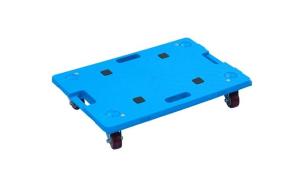 Quality 150kgs Loading Multi Function Plastic Moving Dolly 3 Inches PU Wheels wholesale
