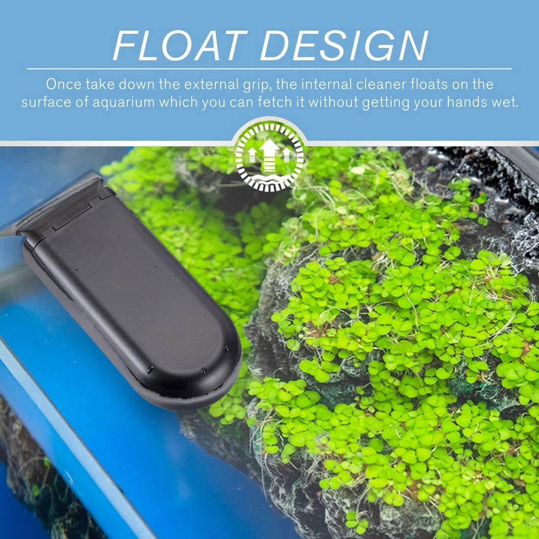 Floating Strong Algae Magnet Cleaner For Aquariums