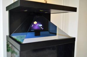Quality Hologram Showcae 3D Holographic Pyramid Box For Museum Exhibition wholesale