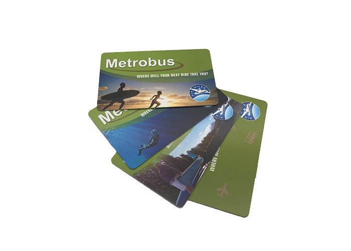 Metro 13.56 Mhz Contactless Smart Card RFID ID Contactless Card For Transportation
