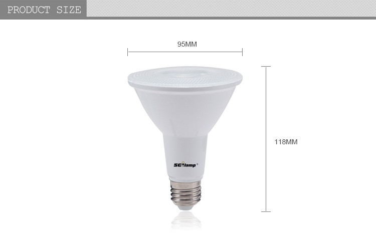 AC110/220V E27 12W LED par light wholesale