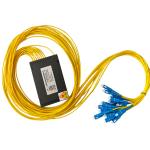 High Uniformity 1X16 SC UPC Splitter For WAN System 55/55 -40℃~85℃
