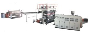Quality 450kg / H Output Pvc Sheet Extrusion Machine 1220 Mm Width Single Layer wholesale