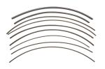 Blue Golden Ribbon Heating Wire Rubber Insulated Resistance Alloys