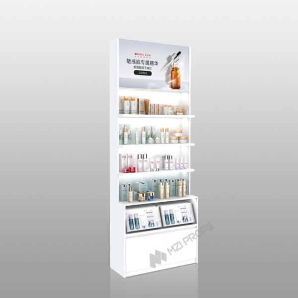 ZhMS-V6 Adjustable Light Source Skincare Display Cabinet with Soft Film Light