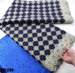 Newest Wedding dress Cord Fabric water soluble lace Nigerian women embroidery