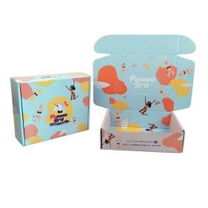 Quality Ultraportable Cosmetic Packaging Paper Box , Foldable Corrugated Sweet Box wholesale
