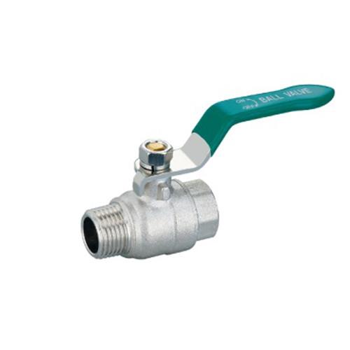 Male 1/2 Inch Threaded Ball Valve SS Valve Forged Gas Water Chrome Plating 1/2″
