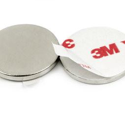 Quality Permanent Magnet disc NdFeB Neodymium Disc Magnets self-adhesive 3M magnets wholesale