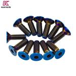 titanium Steering Wheel Screw M5 12mm 14mm Bolt Countersunk Screws