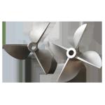 TS16949 316 Stainless Steel Shear Outboard Propellers Mirror Polish