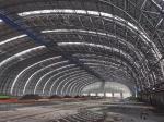 Large Span Space Truss Structure Building , Lightweight Steel Warehouse Shed