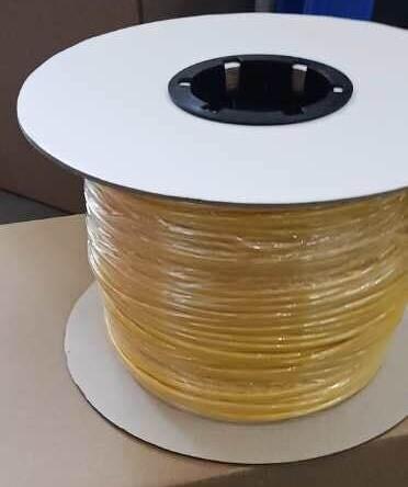 Flexible Yellow PVC Tube For Electrical Wire Protective, Electric Insulated PVC