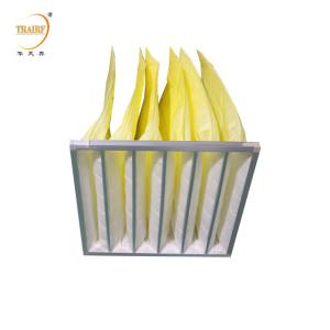 Quality Non Woven Air Synthetic Pocket Bag Filter Medium Efficiency For Dust Collector wholesale