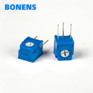 Quality 3323 Series Single Turn Metal Glass Glaze Trimmer potentiometer 3323s wholesale