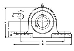 Quality Pillow blocks UCP2 series , NAP2 series UC204-12 NA204 wholesale