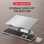 27cm Width Liftable Ergonomic Laptop Stand Portable 3.0mm Thick
