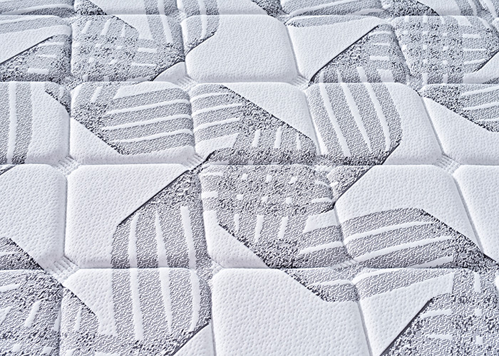 Ivory Color Spring Firm Memory Foam Mattress Thickened King Size Anti Odorization