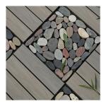 Customized Marble Stone Tile Outdoor Floor with Plywood Platform and Aluminum