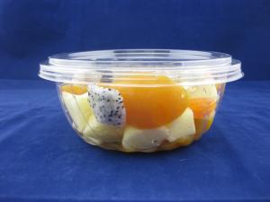 Quality PET Eco-Friendly Fruits Packing Plastic Box 24oz Salad Bowl With Lid wholesale