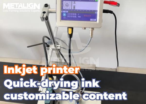 Cheap Inkjet Printing System Integrated With Roll Forming Machine for sale