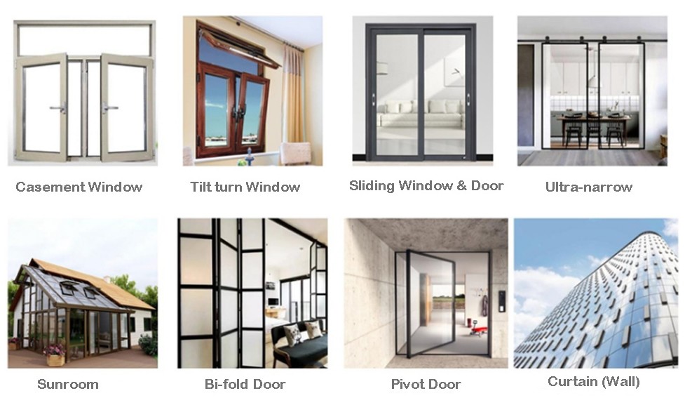 3030 T Slotted Extrusion Aluminum Profile For Door Window Frame