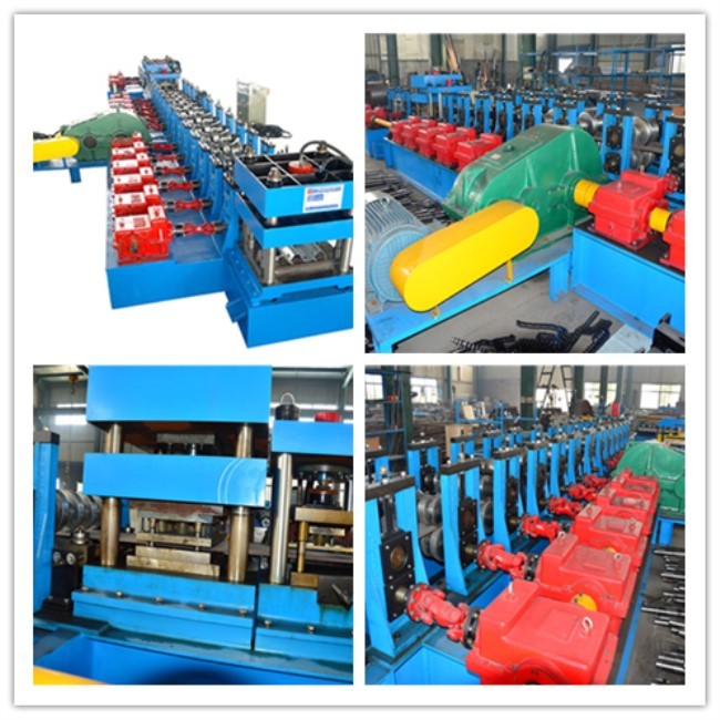 Minimum Tolerance Steel Guard Rail W Beam Roll Forming Machine With Durable