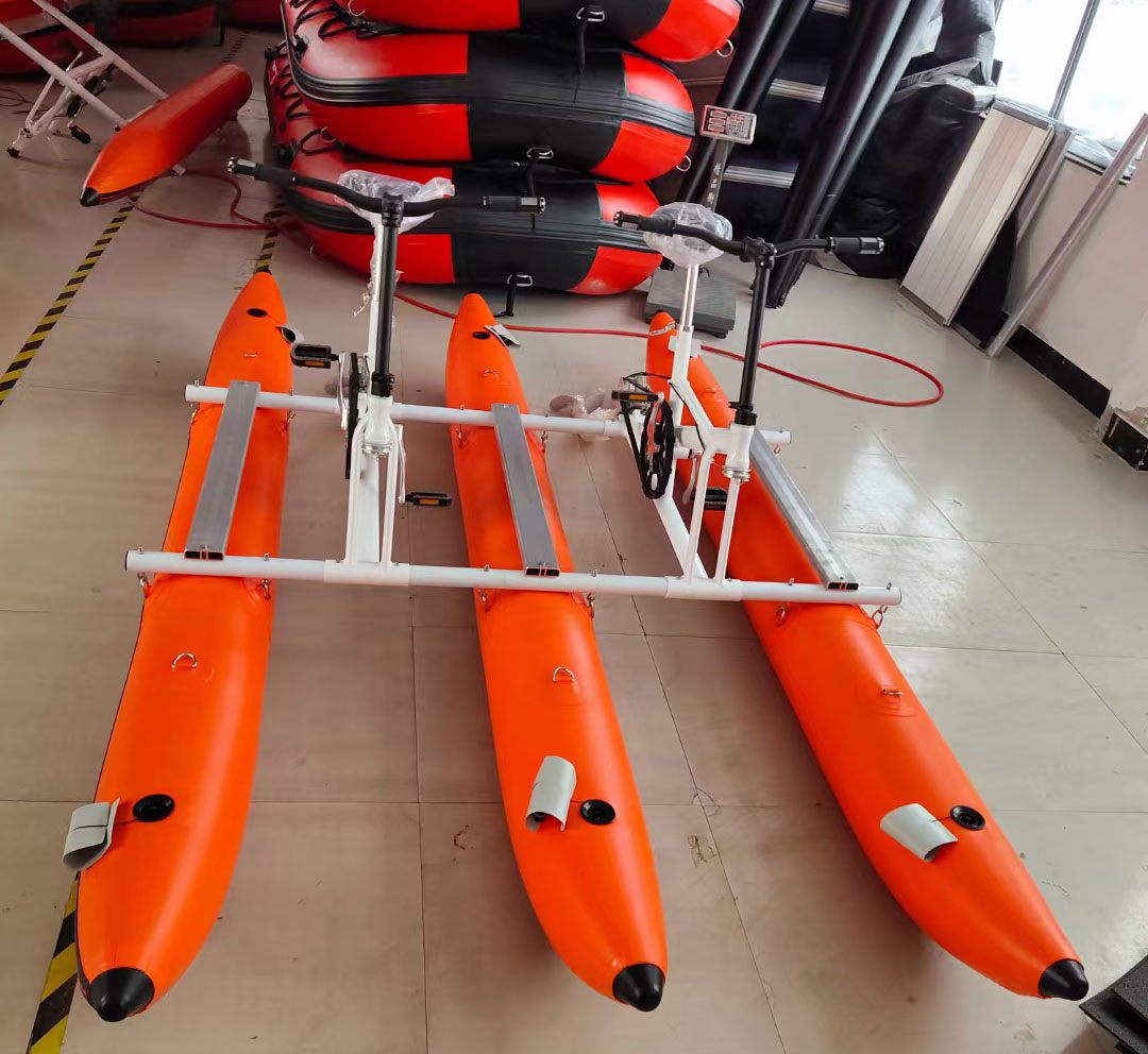 Water Bike Adult Sea Sports Portable Inflatable Floating Water Pedal Bicycle Aqua Bike