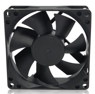 8025 Black Waterproof DC Fan Portable Multipurpose For PC Case