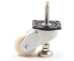 Nylon 800kg Light Duty Caster Wheels 55mm Swivel Impact Resistance